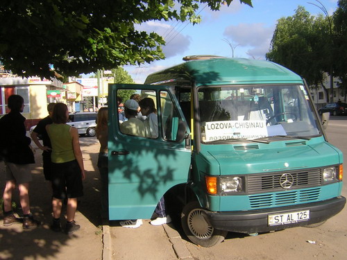 Minibus in Chisinau